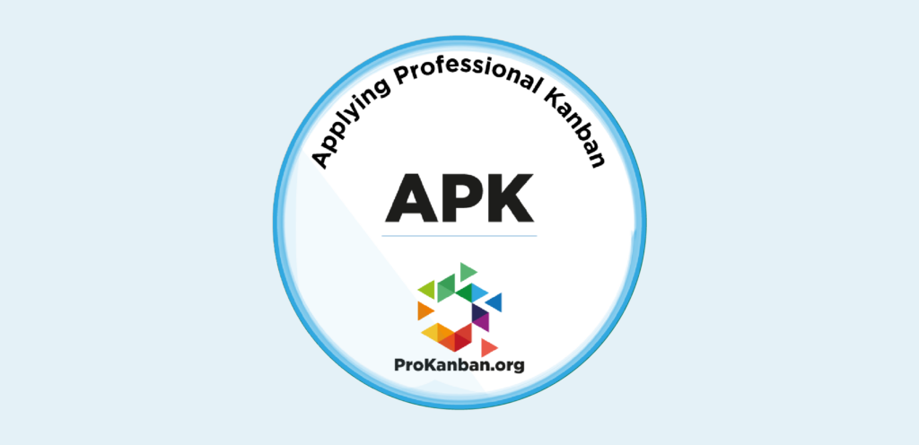 Applying Professional Kanban (APK)
